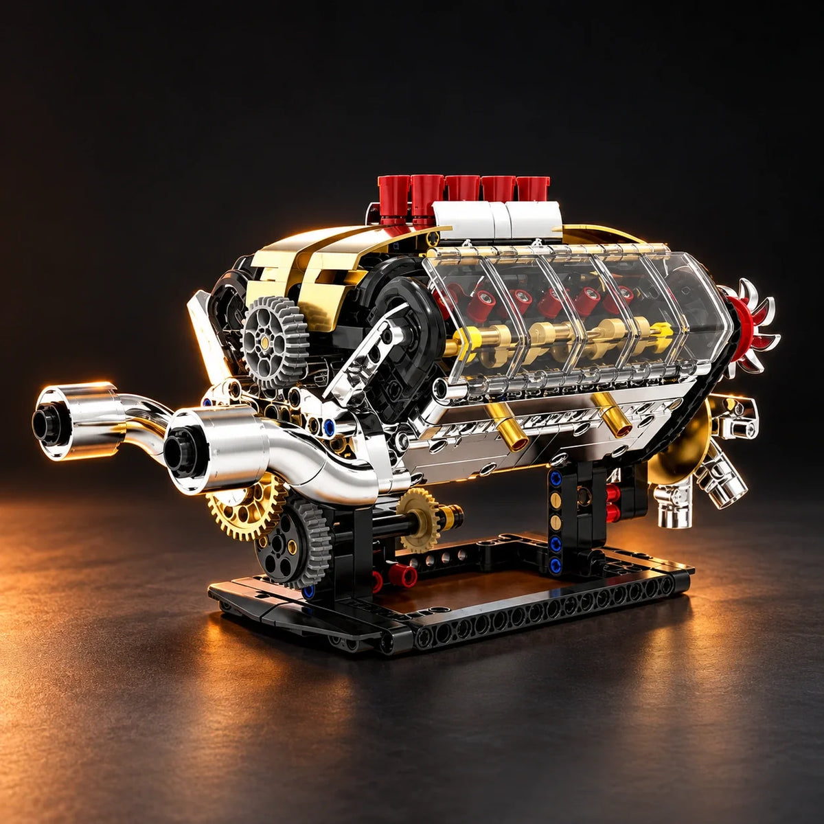 gold display