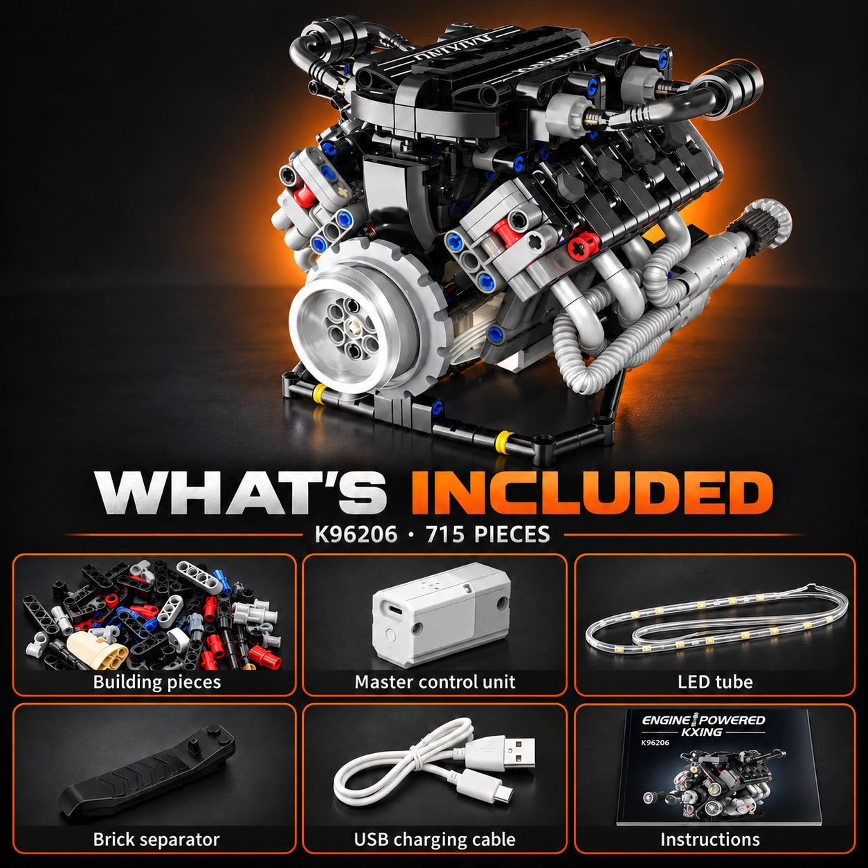 Blackout V8 included contents